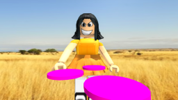 SQUID GAME Czerwone światło, zielone światło Parkour Obby