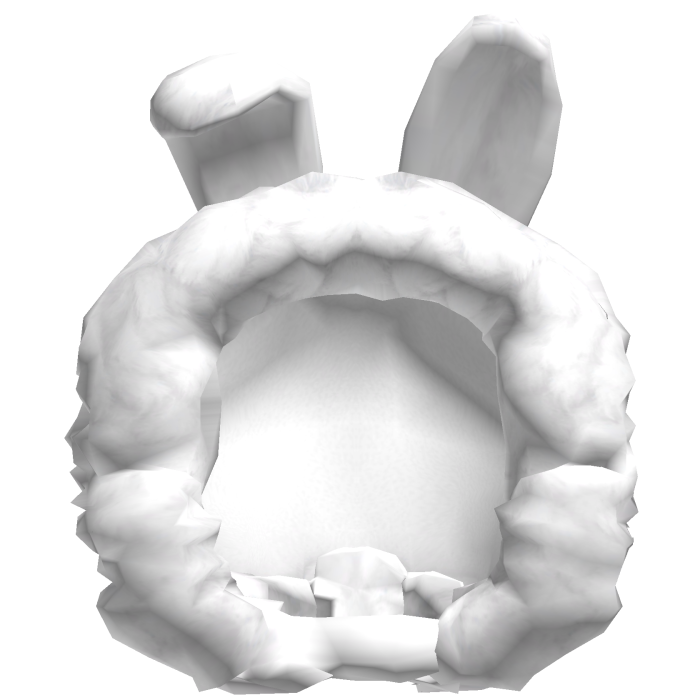 BIG Niche Bunny Hoodie Subartic Fur ( White )