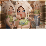 Material group of girls
