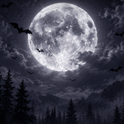 moon emo vampire gothic background