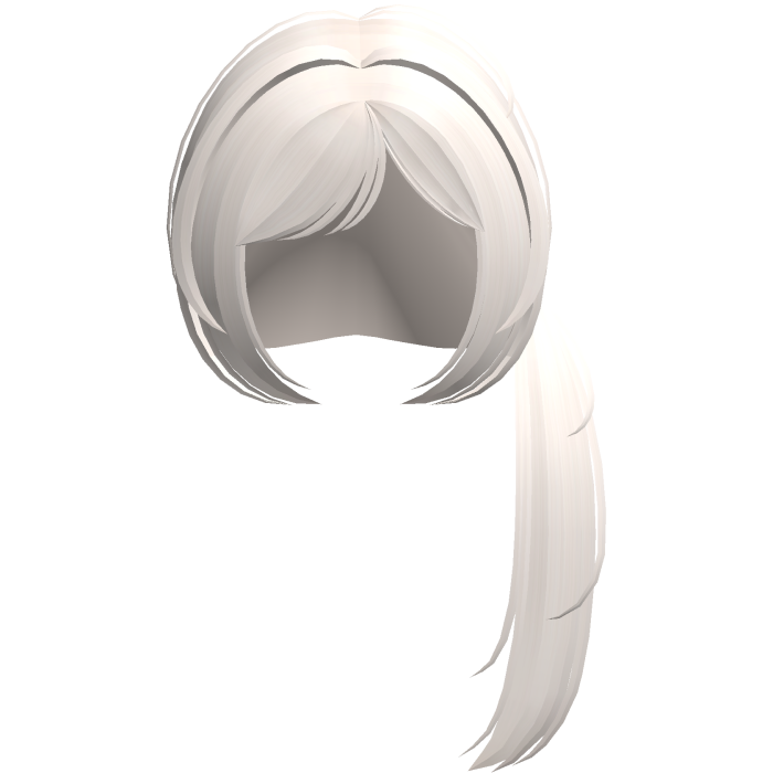୨୧ kawaii long side pony tail in blonde