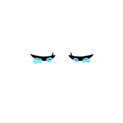 Tear Closed Eyes Roblox decal