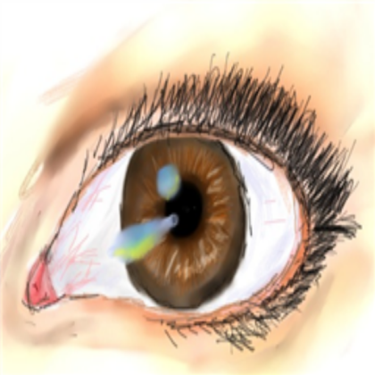 Coloured eyes drawing Roblox decal