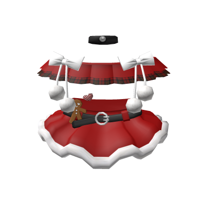 🎅💖3.0 Red Christmas set with pom-poms