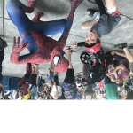 Spider man team on top