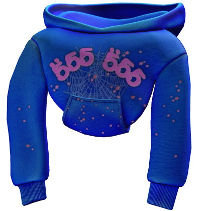 [4.0] Blue Sp5der Angel Shoulder Hoodie