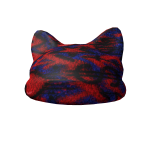 [CODE: A83] Fruity Apple Graffiti Fur Beanie