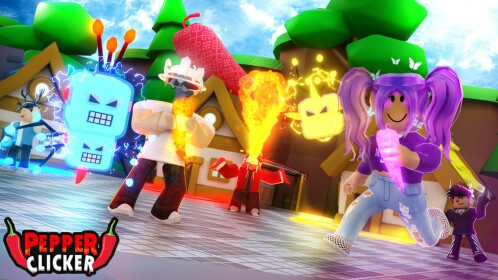 [🐝NEW MAP]  [🖱️x10 CLICKS ]  Pepper Clicker