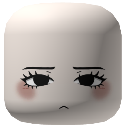 Worried Face - Pale Skin