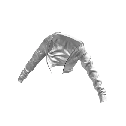 BB White Urban Oversize Offshoulder Cropped Jacket Roblox NoFilter