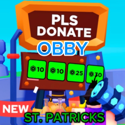 🍀PLS DONATE obby! 🍀 (UPDATE🍀!)