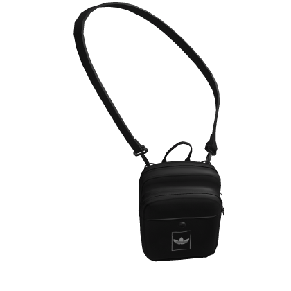 adidas Preppy Black Trefoil Crossbody Bag thumbnail
