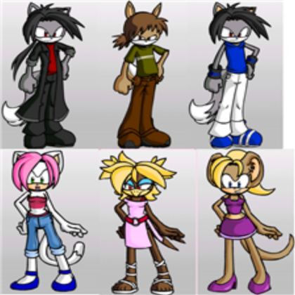 Naruto Characters Sonic Style Roblox decal