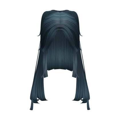 Y2K Ocean Blue Choppy Half Up Half Down Roblox item
