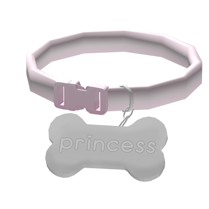 ♡ Cute Pink Puppy Dog Collar With Bone