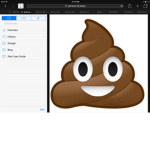 Ascape the giant poop