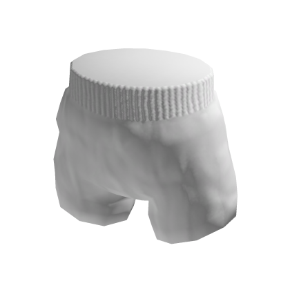 Short Oversized Baggies (White)