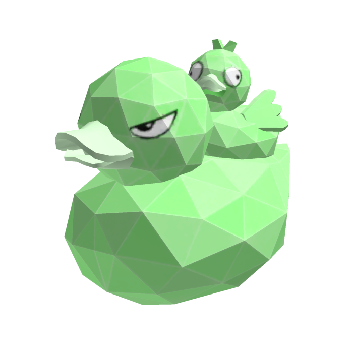 Classic Light Green Duo Ducks Recolor (Addon)