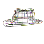 Glitched Hacker Hologram Fedora [FREE]