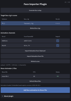 Face Animation Importer preview 1