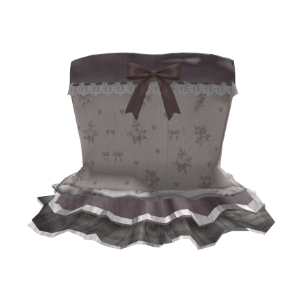 cute coquette ribbon dress