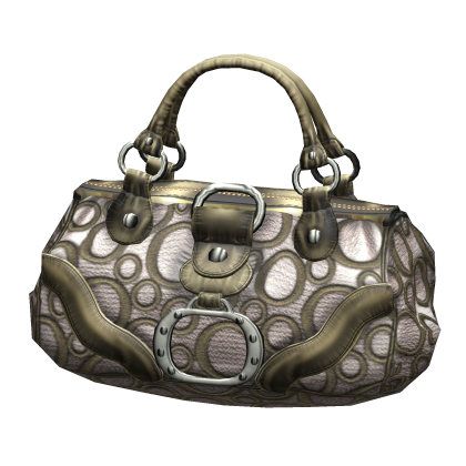 2000s Vintage Luxury Designer "O" Purse (Green) Roblox item