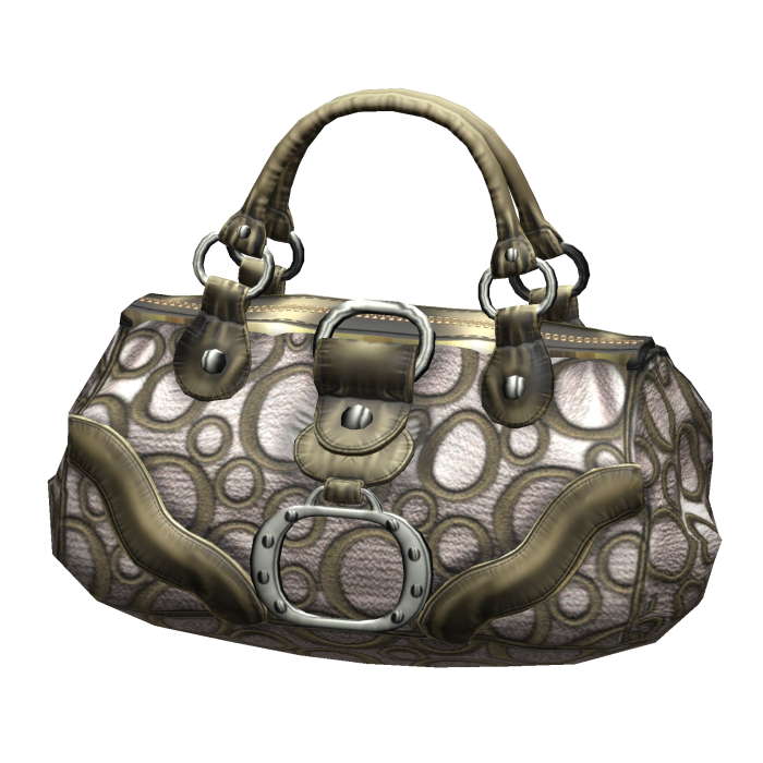 2000s Vintage Luxury Designer "O" Purse (Green)
