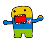 Noob Domo Roblox badge thumbnail