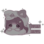 cute cat girl hairclip