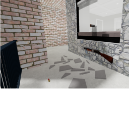 Break into a house with a shotgun