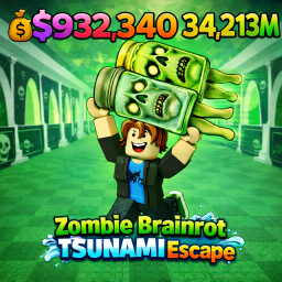 Zombie Brainrot Tsunami Escape🌊🧟