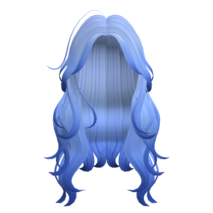 Lush wavy Long Blue Hair thumbnail
