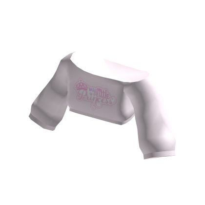 🧁cute my little princess off shoulder sweater