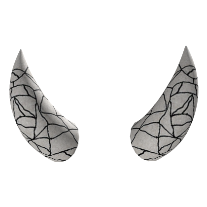 Zohakuten Demon Horns white Roblox item
