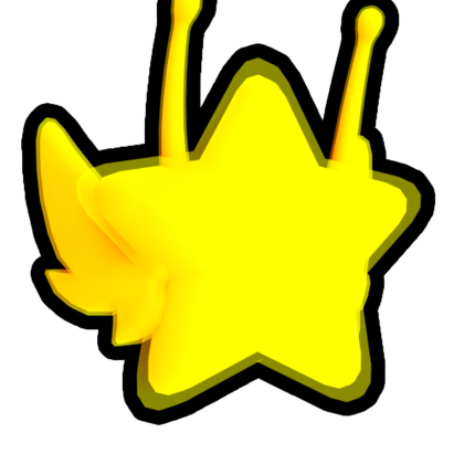 Gold Alien Star