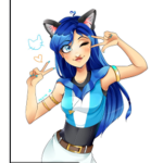 Blue hair squad (｡>﹏<｡)