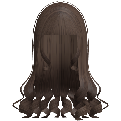 Curly Cute Doll Hair (Brown) Roblox item