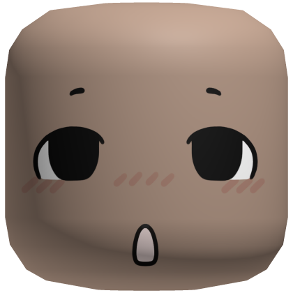 surprised blushing face Roblox item
