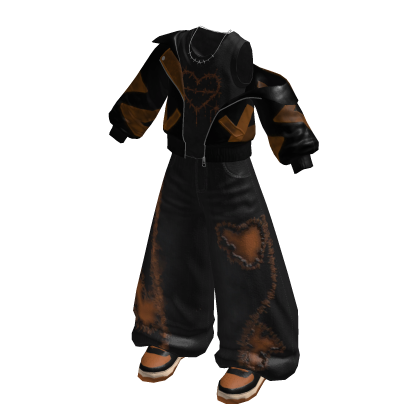 Grunge Street Baggy Pants (Brown)