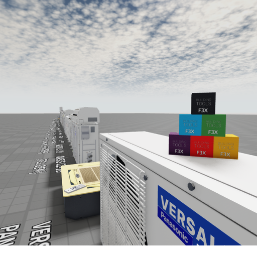 INSTALL AIR CONDITIONERS WITH BUILDING TOOLS!