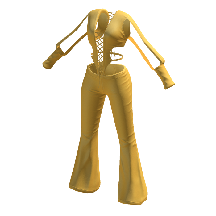 aprelle Y2k Long Sleeved Bodysuit Yellow