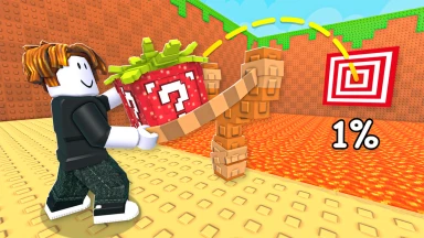 Slingshot a Lucky Block