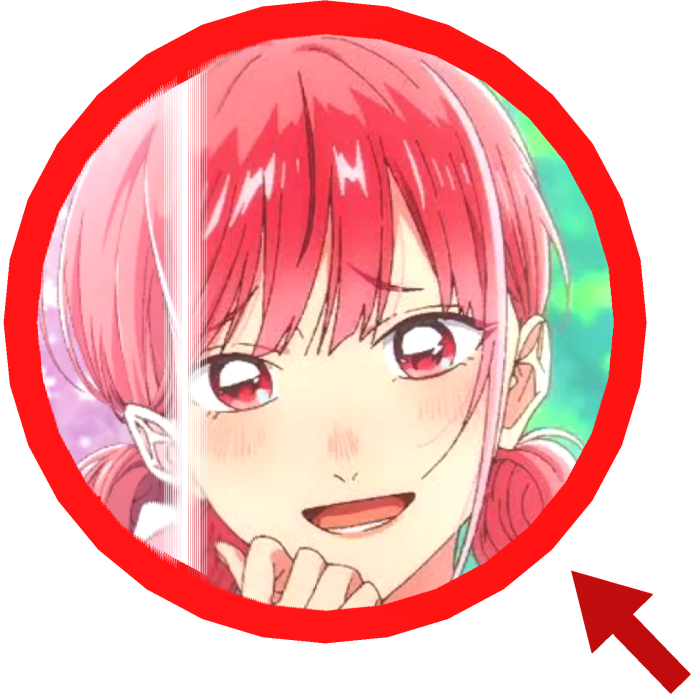 (Animated) Hina Blue Box Arrow Meme
