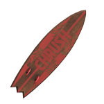 CHRUSH Surfboard in Red