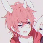 Pink kawii bunny