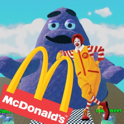 🍔 Escape McDonald's and Grimace Obby 🥤
