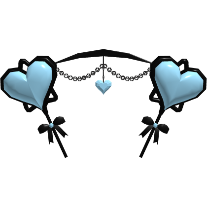 ♡ Baby Blue Heart Boppers - Diwali Sparkler Addon