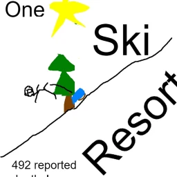 1 star ski resort icon