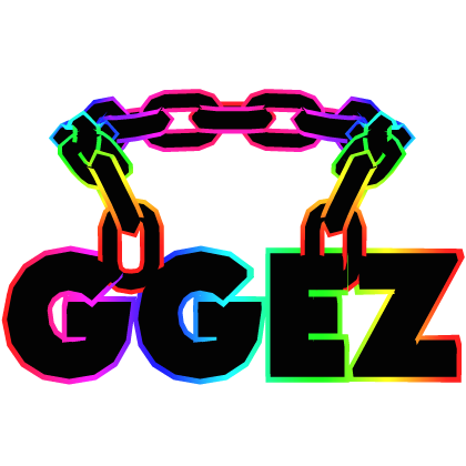 Cartoony Rainbow Ggez Chain