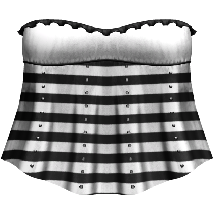 bnw niche alt cropped flowy studded top